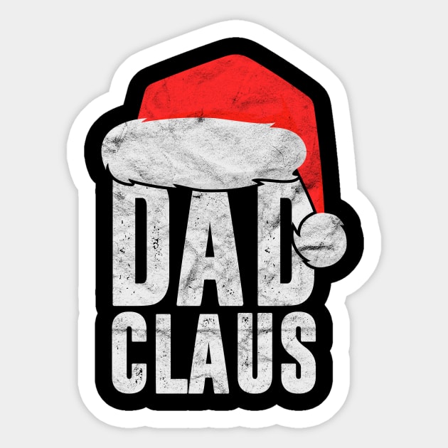 Vintage Dad Claus Gift Easy Christmas Santa Costume Father Sticker by rhondamoller87